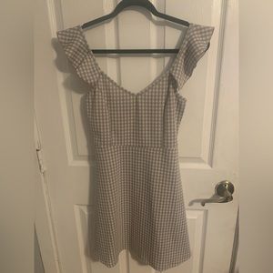 Short plaid dress